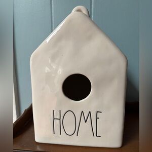 Rae Dunn HOME White Birdhouse Like New